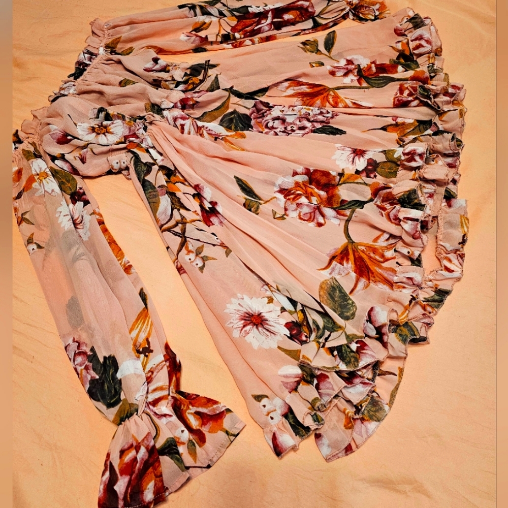 Floral off the shoulder dress - Picture 2 of 3